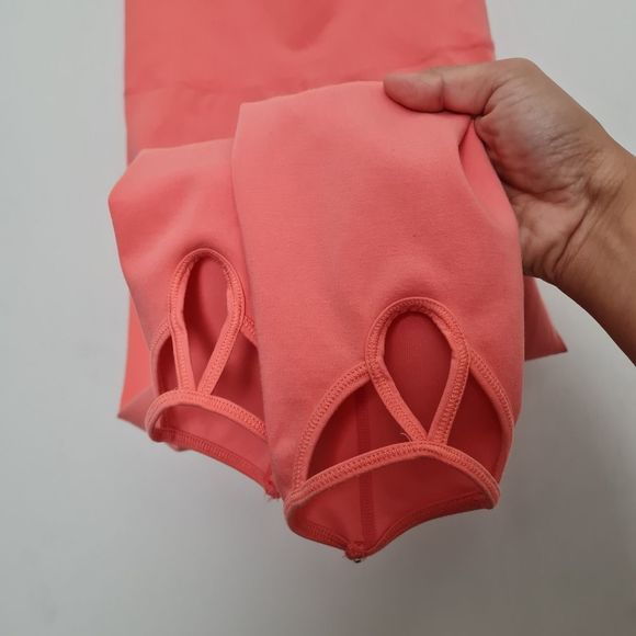 Free People Movement Moonshadow High Waisted Foldover Yoga Leggings Peach M - Picture 12 of 16